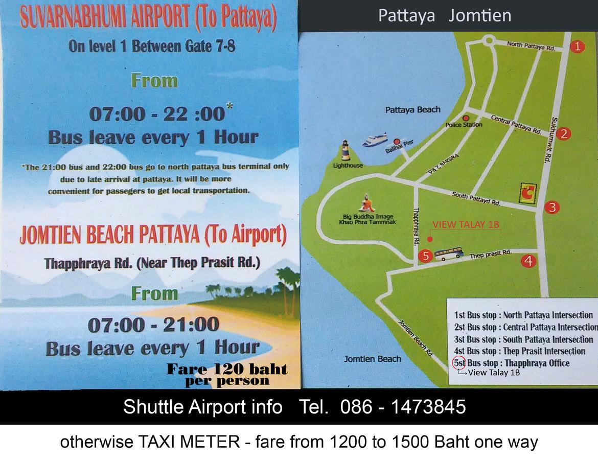 View Talay 1B Studio Pattaya Eksteriør billede